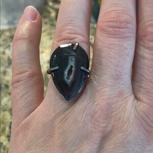 Elegant Black Stone Ring